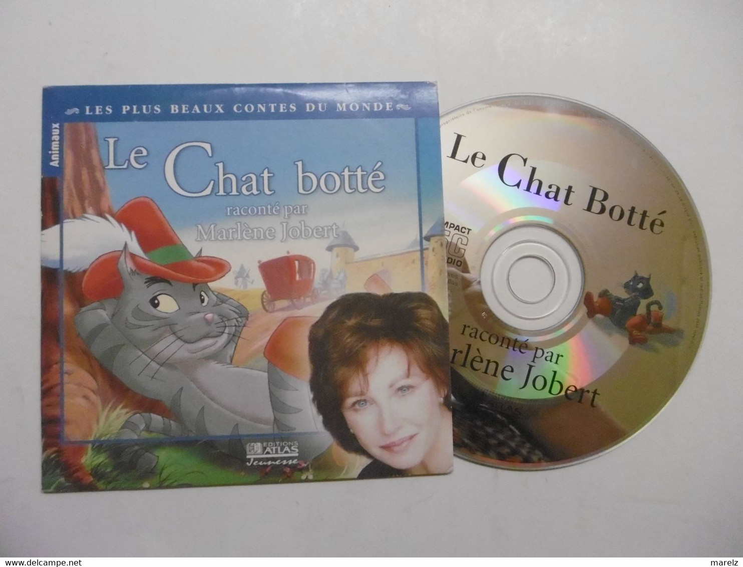 CD Enfants Contes Fables Et Légendes - Le Chat Botté Raconté Par Marlène JOBERT Editions ATLAS Jeunesse - Bambini