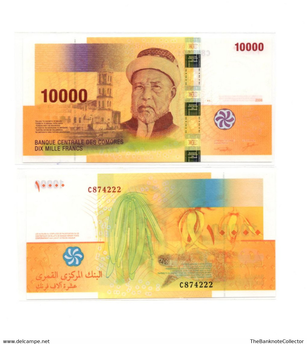 Comores 10000 Francs 2006 P-19 UNC - Komoren