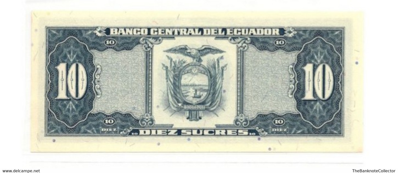 Ecuador 10 Sucres 1988 P-114 UNC - Equateur