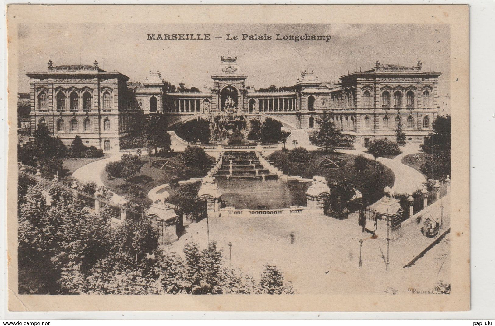 DEPT 13 : édit. Phocéa : Marseille Le Palais Longchamp - Cinq Avenues, Chave, Blancarde, Chutes Lavies