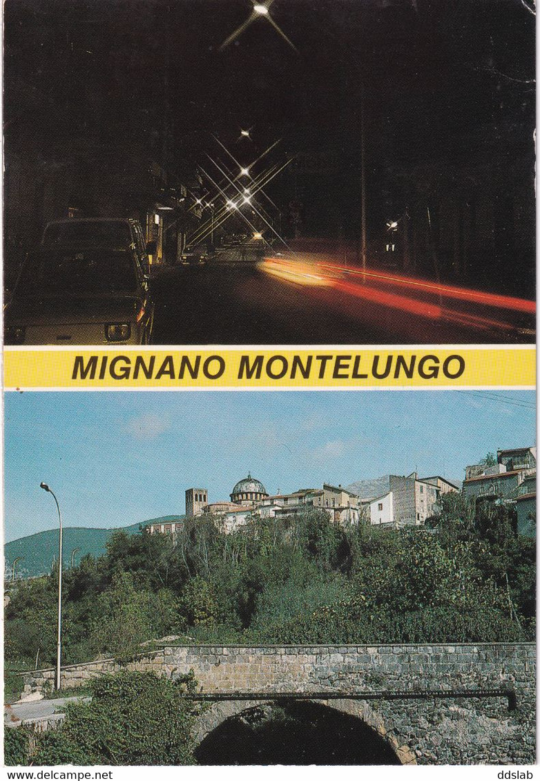 Saluti Da Mignano Monte Lungo (Caserta) - 2 Vedute - Anni '80 - Caserta