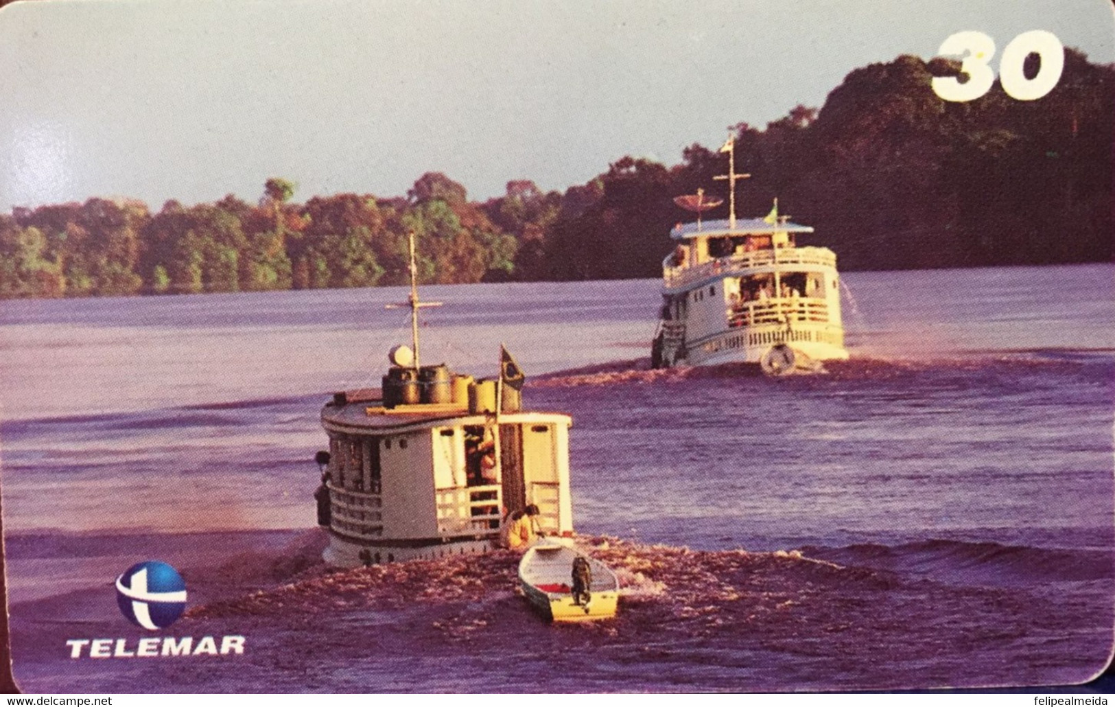 Phone Card Manufactured By Telemar In 1999 - Photo Regional Ships Amazonia - Cultural