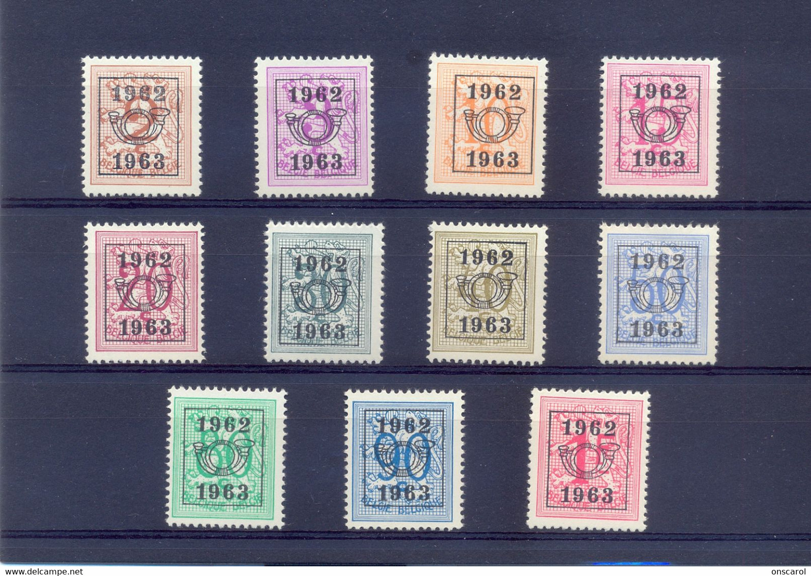 Reeks 55  PRE725/PRE735  Postgaaf ** MNH PRACHTIG - Typos 1951-80 (Chiffre Sur Lion)