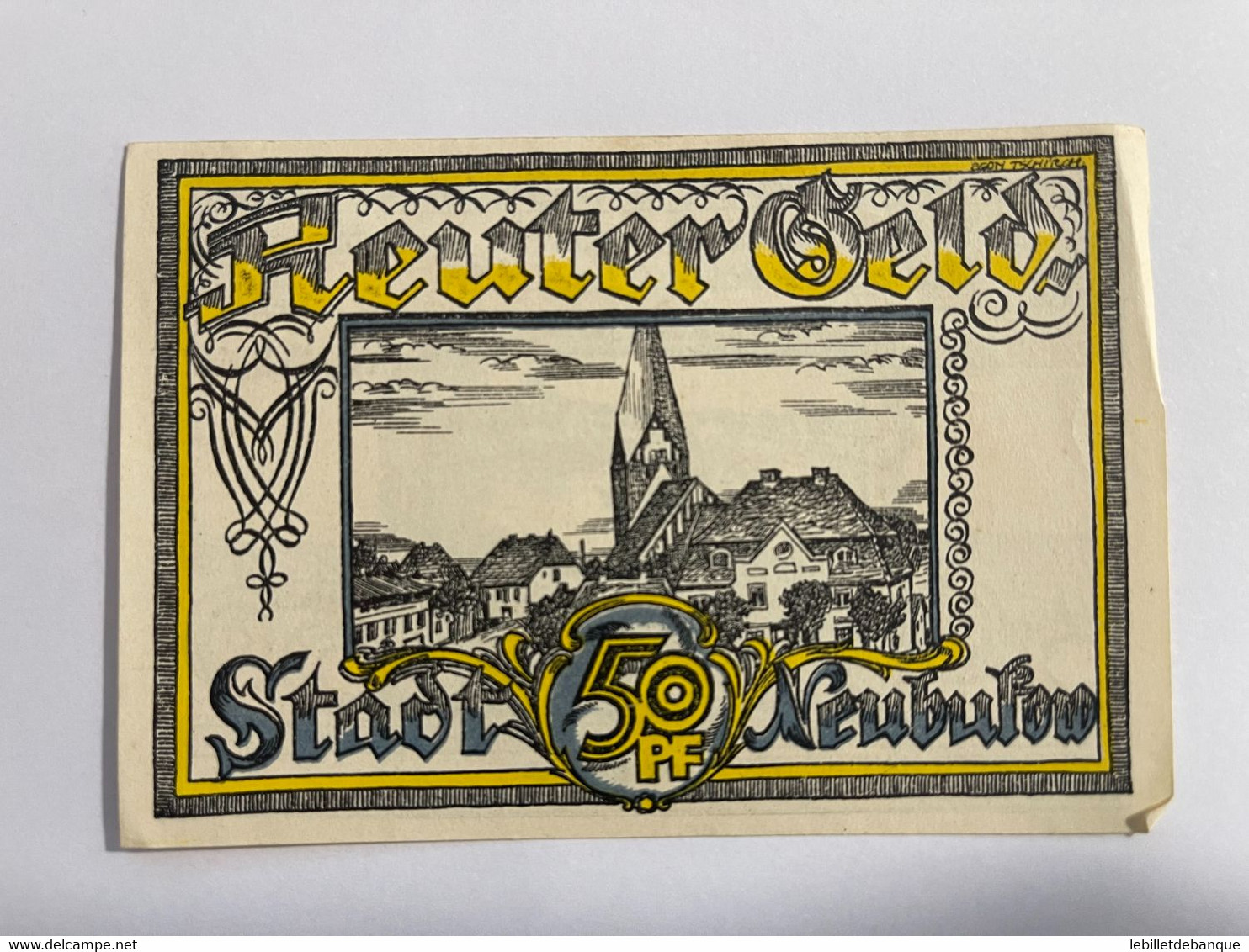 Allemagne Notgeld Neubukow 50 Pfennig - Sammlungen