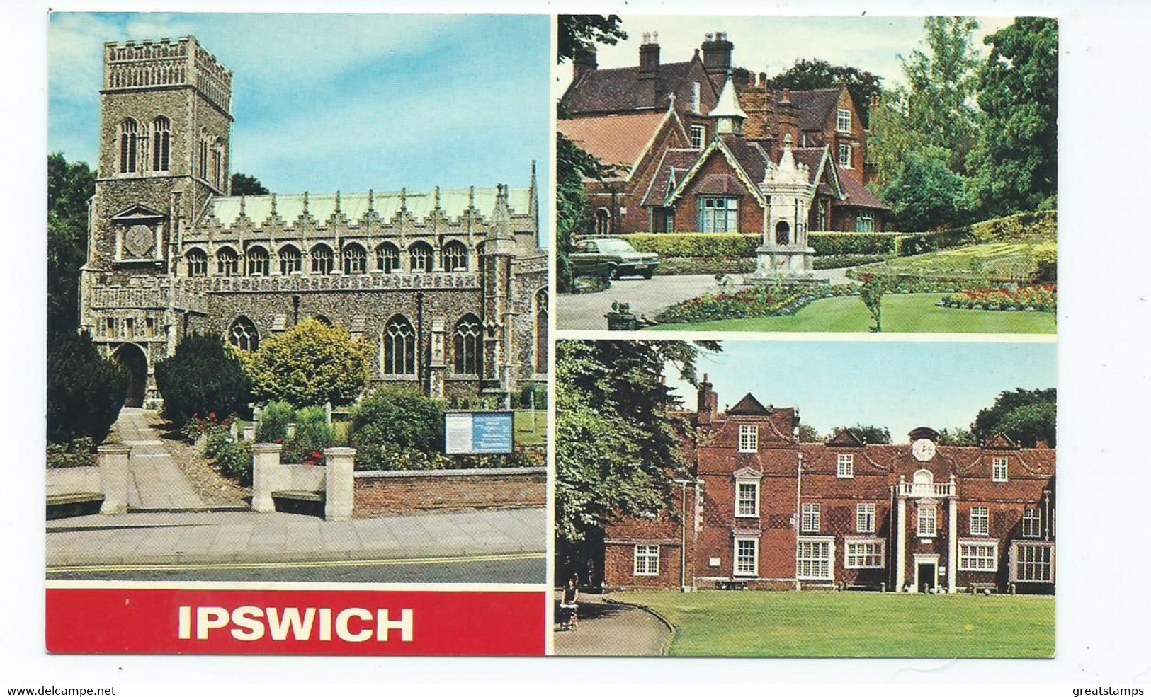 Suffolk Ipswich  Dennis Unused Multiview Postcard - Ipswich