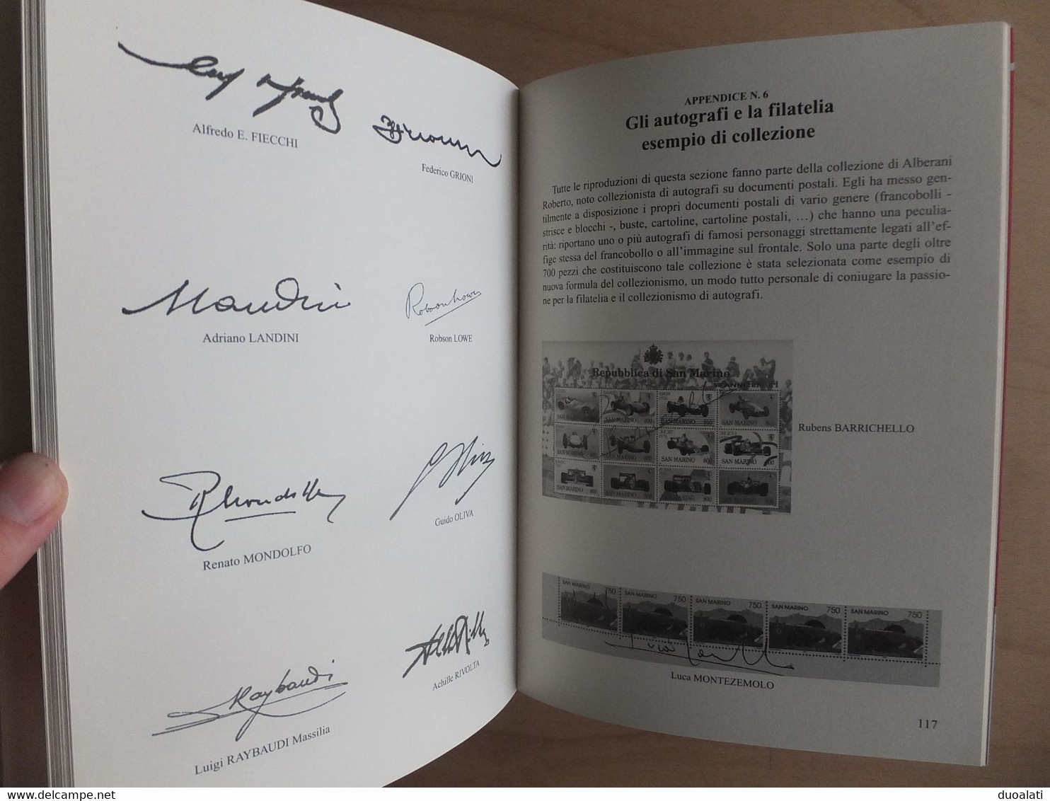 Guida al collezionismo degli autografi Francesco Maria Amato collection of Autographs of celebrities