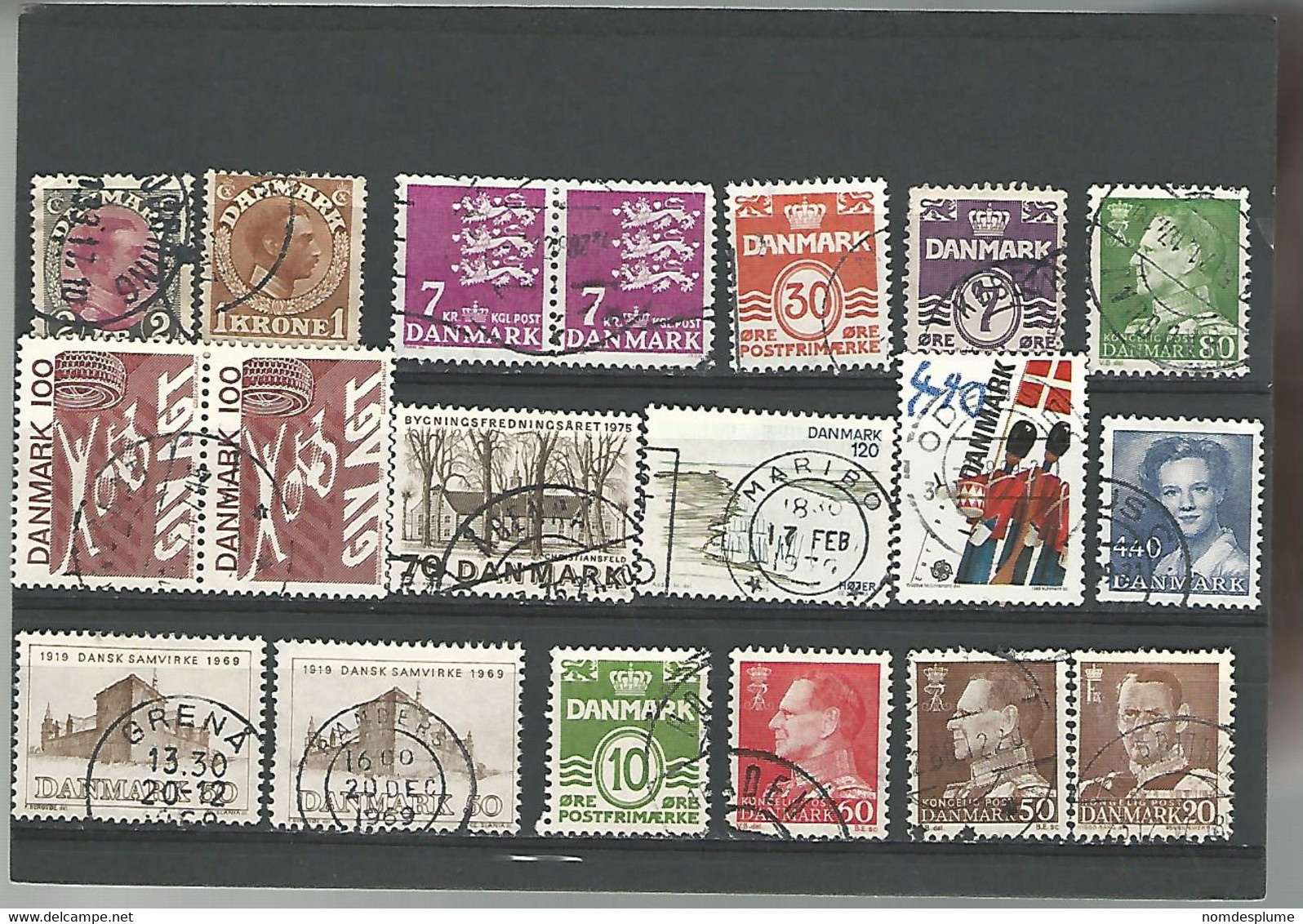 54988 ) Collection Denmark Postmark - Collections