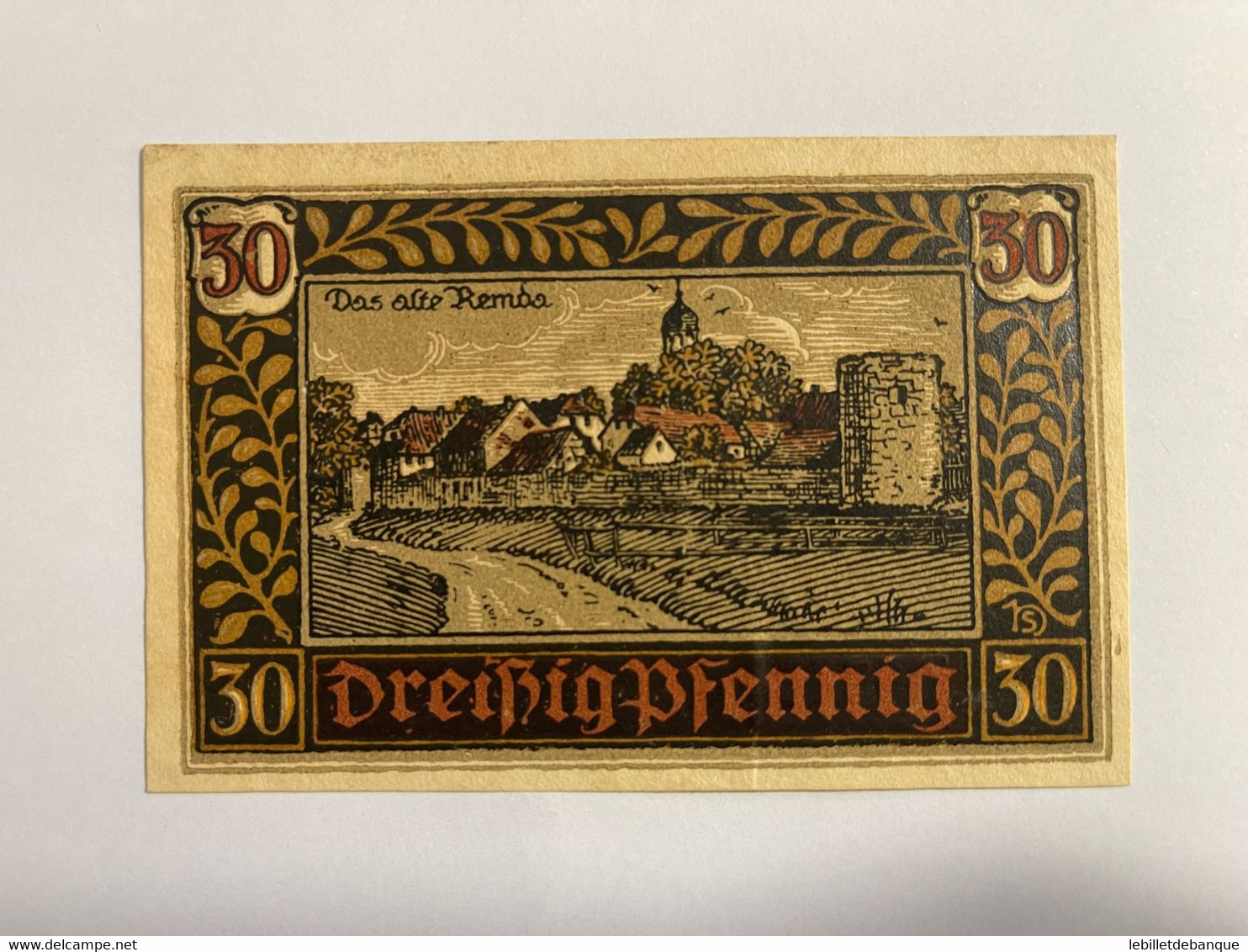 Allemagne Notgeld Remda 30 Pfennig - Collections