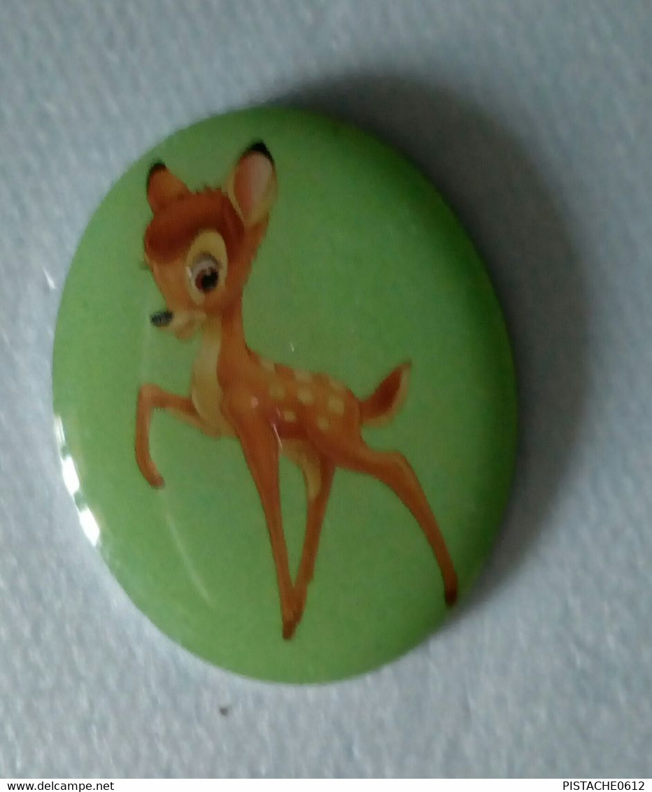Pin's  Disney  Bambi (fond Vert) - Disney