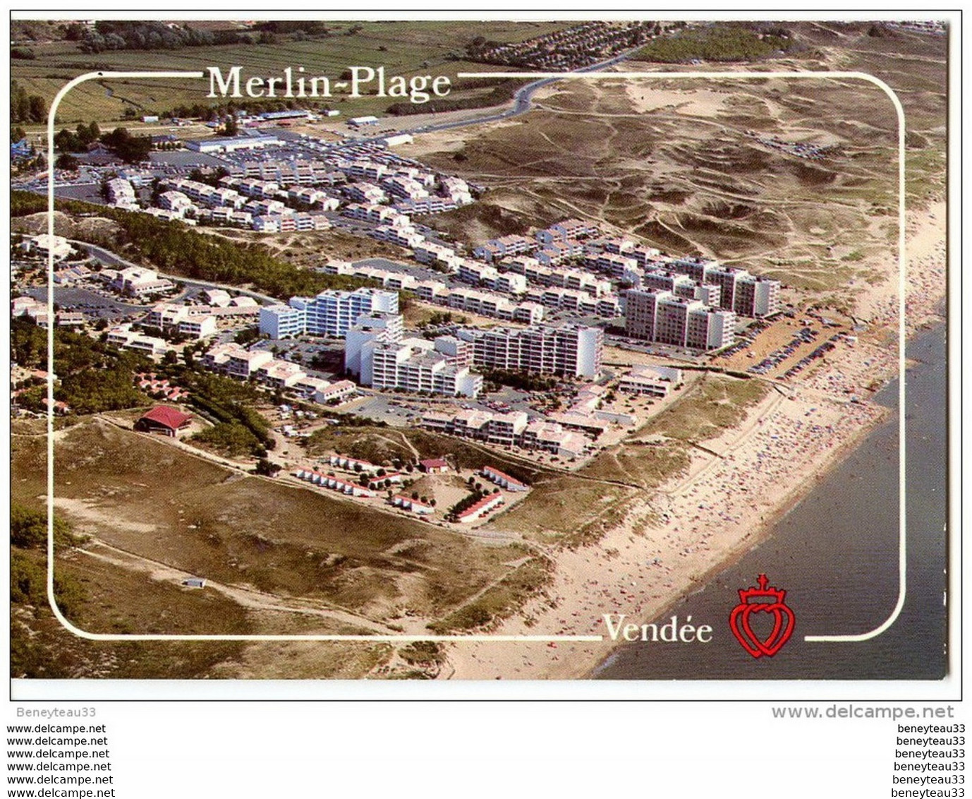 CP (Réf : M812) LA VENDÉE TOURISTIQUE - St-HILAIRE DE RIEZ (85 VENDÉE) V665 MERLIN Plage - Saint Hilaire De Riez