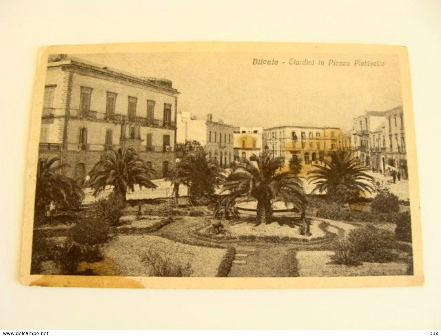 BITONTO   BARI PUGLIA    VIAGGIATA  COME DA FOTO FORMATO PICCOLO - Bitonto