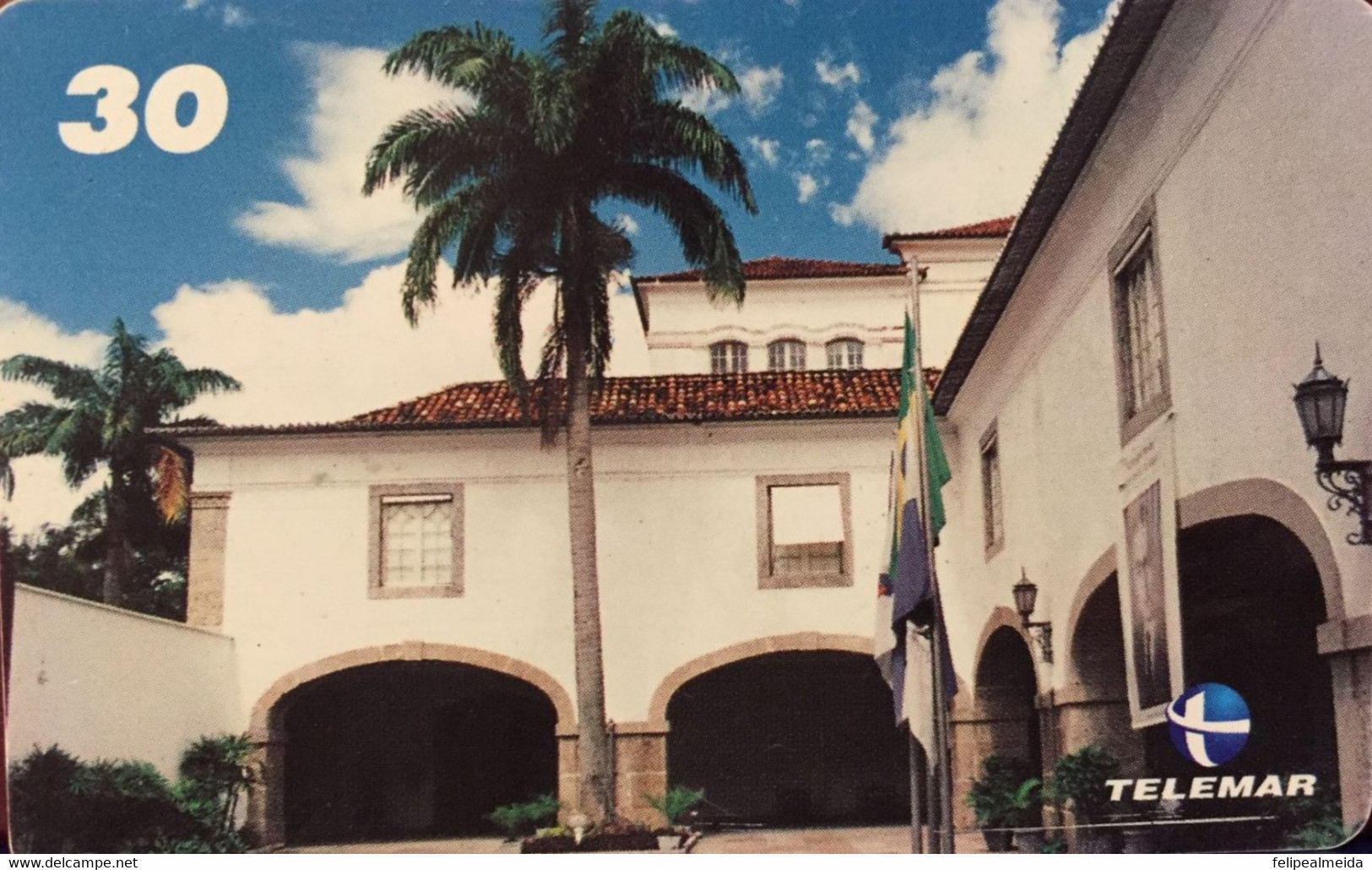 Phone Card Manufactured By Telemar In 1999 - National Historic Museum - Front - Pátio Da Minerva - Cultural