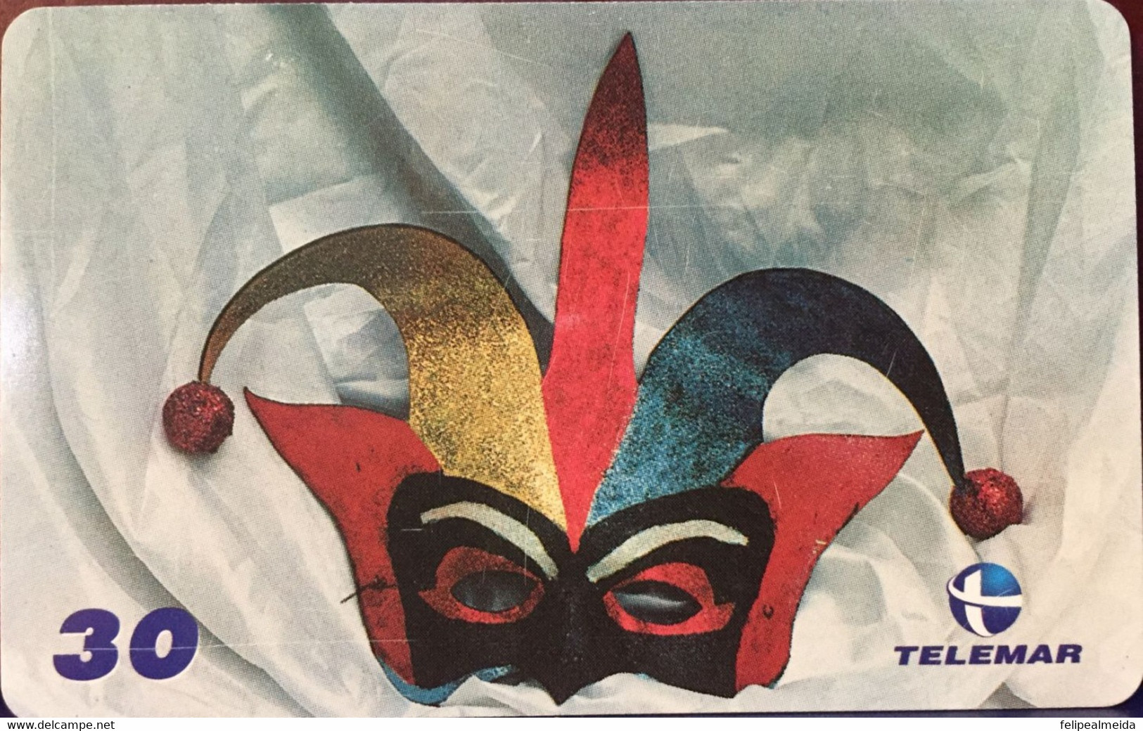 Phone Card Manufactured By Telemar In 2001 - Bailar Das Mascaras - Fokker - Cultural