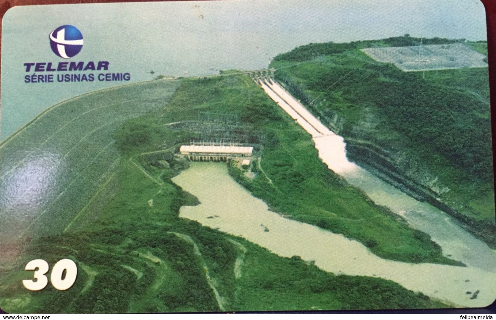 Phone Card Manufactured By Telemar In 2001 - Usinas Cemig Series Emborcação Hydroelectric Plant - Araguari - Minas G - Mountains
