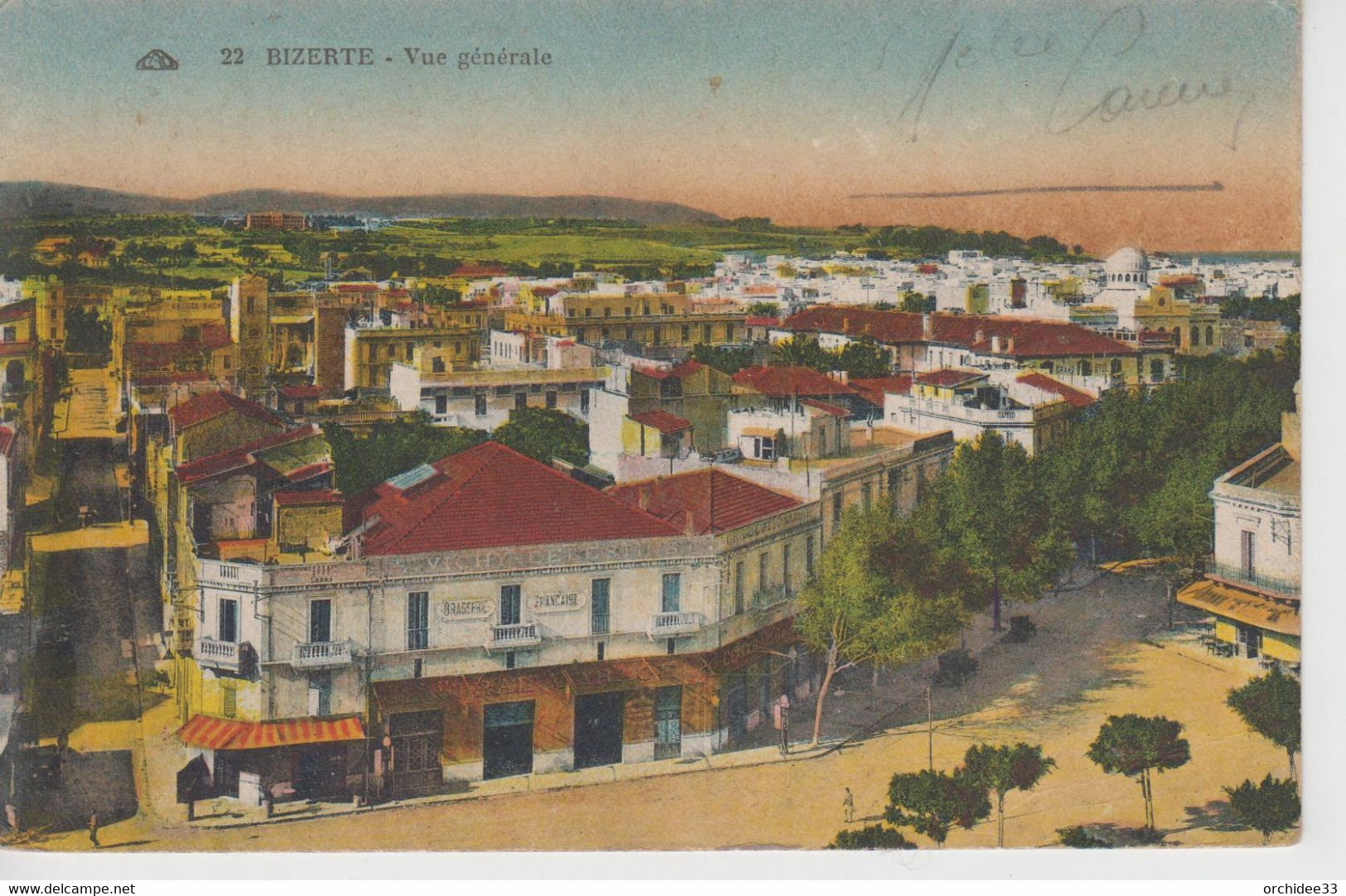 CPA Tunisie - Bizerte - Vue Générale (avec Vue Sur "Central Garage") - Tunisia