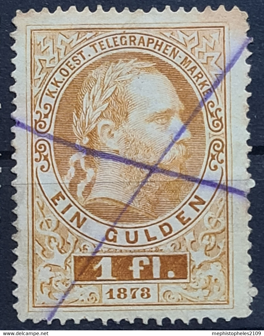 AUSTRIA 1874/75 - Canceled - ANK 16 - Telegraphenmarken