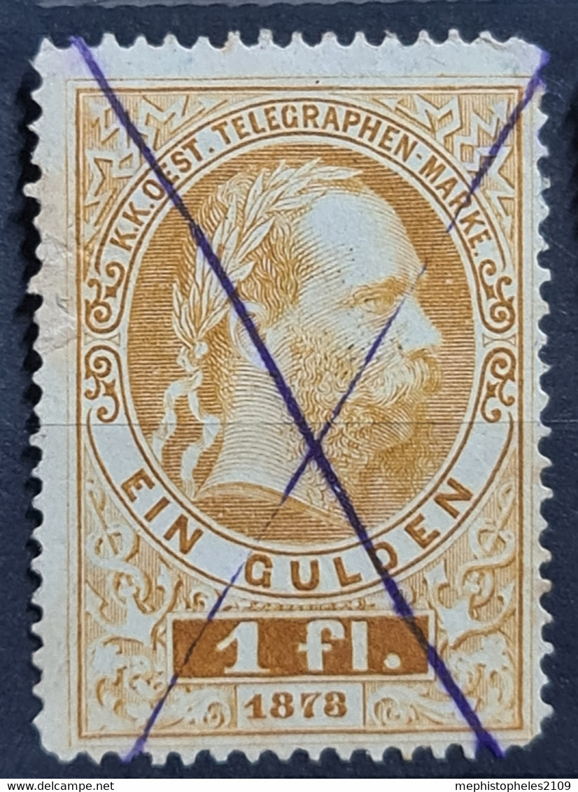 AUSTRIA 1874/75 - Canceled - ANK 16 - Telegrafo