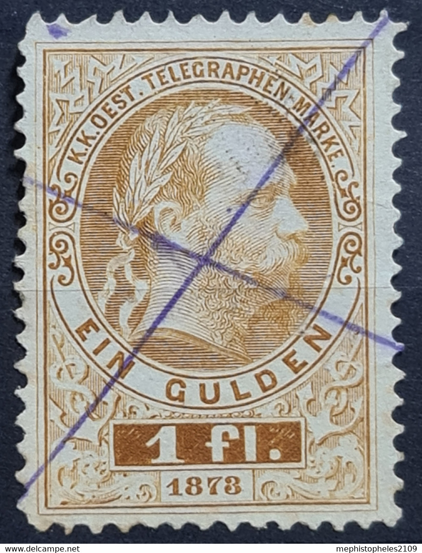 AUSTRIA 1874/75 - Canceled - ANK 16 - Telegraphenmarken