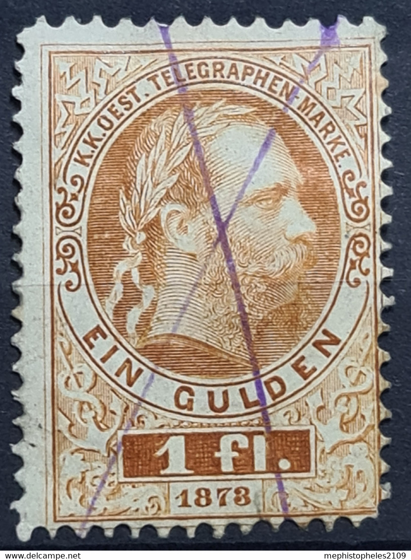 AUSTRIA 1874/75 - Canceled - ANK 16 - Telegraphenmarken