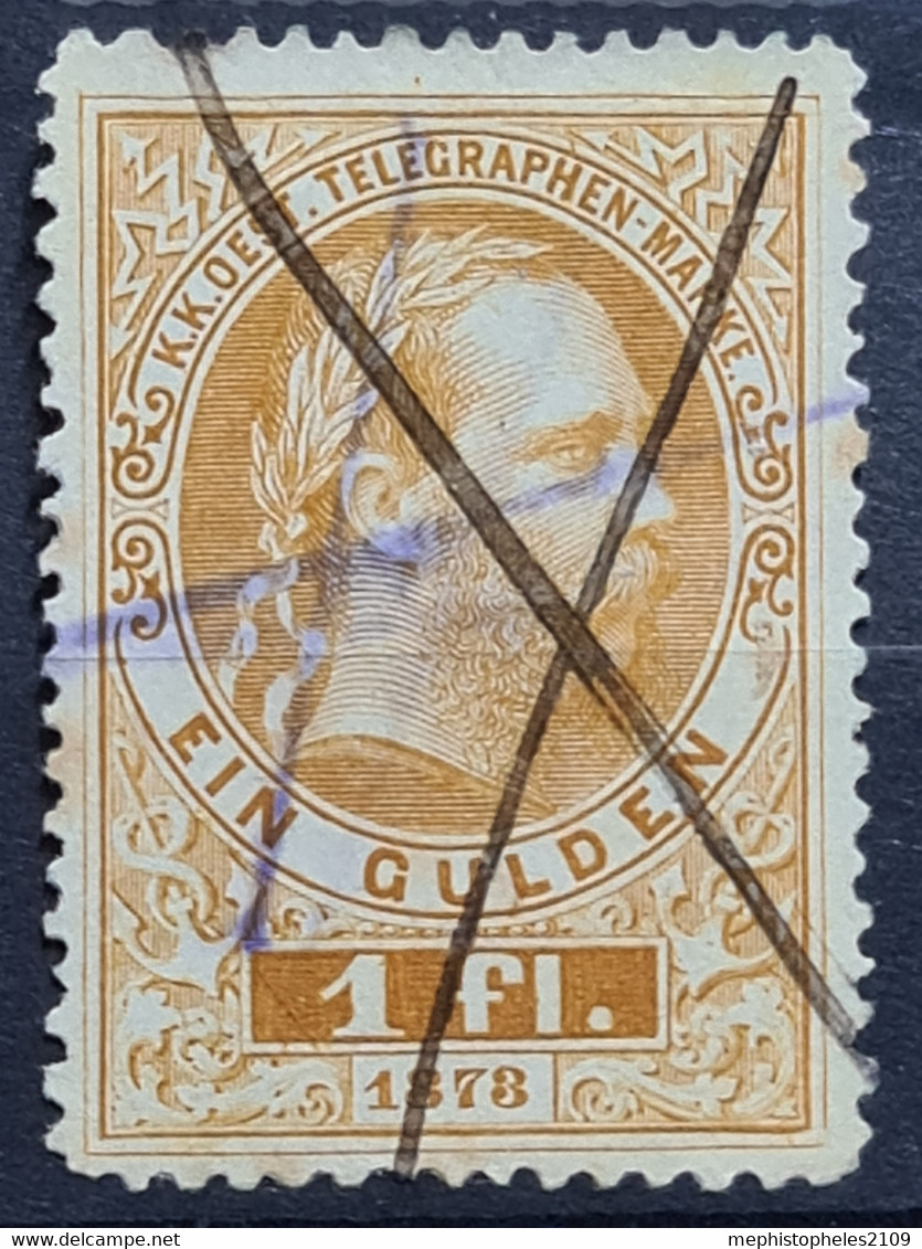 AUSTRIA 1874/75 - Canceled - ANK 16 - Télégraphe