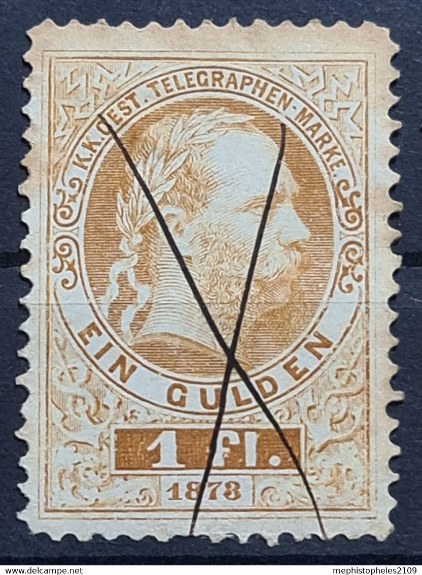 AUSTRIA 1874/75 - Canceled - ANK 16 - Télégraphe