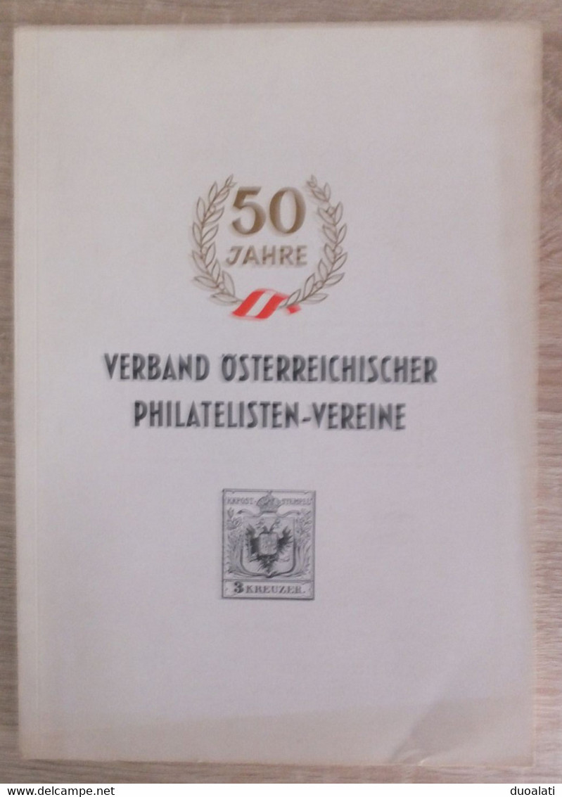 Austria Österreich 50 Jahre Verband Österreichischer Philatelisten Vereine 1971 - Handboeken