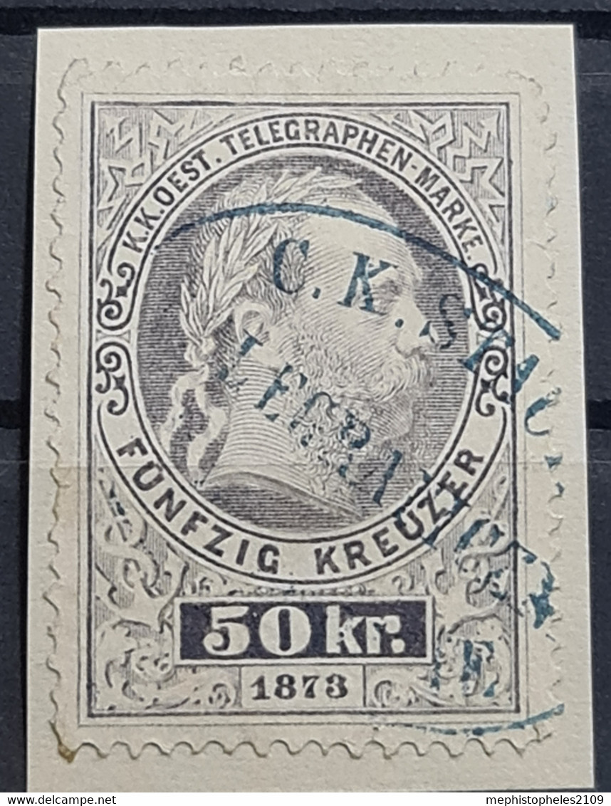 AUSTRIA 1874/75 - Canceled - ANK 14 - Telegrafo