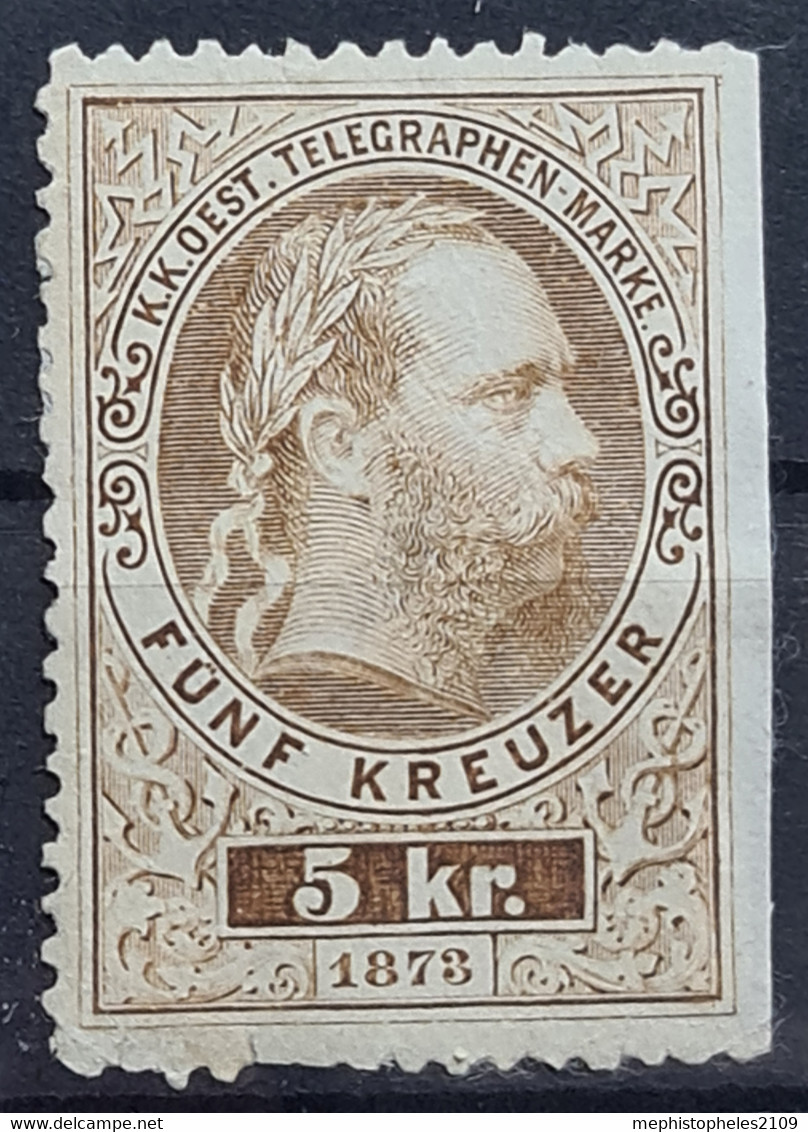 AUSTRIA 1873 - MLH - ANK 1 - Télégraphe