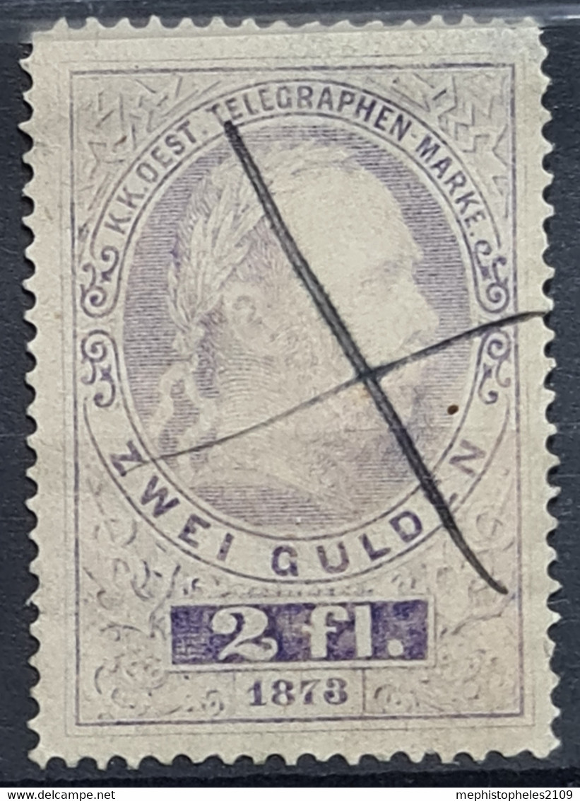 AUSTRIA 1873 - Canceled - ANK 9 - Telegraphenmarken