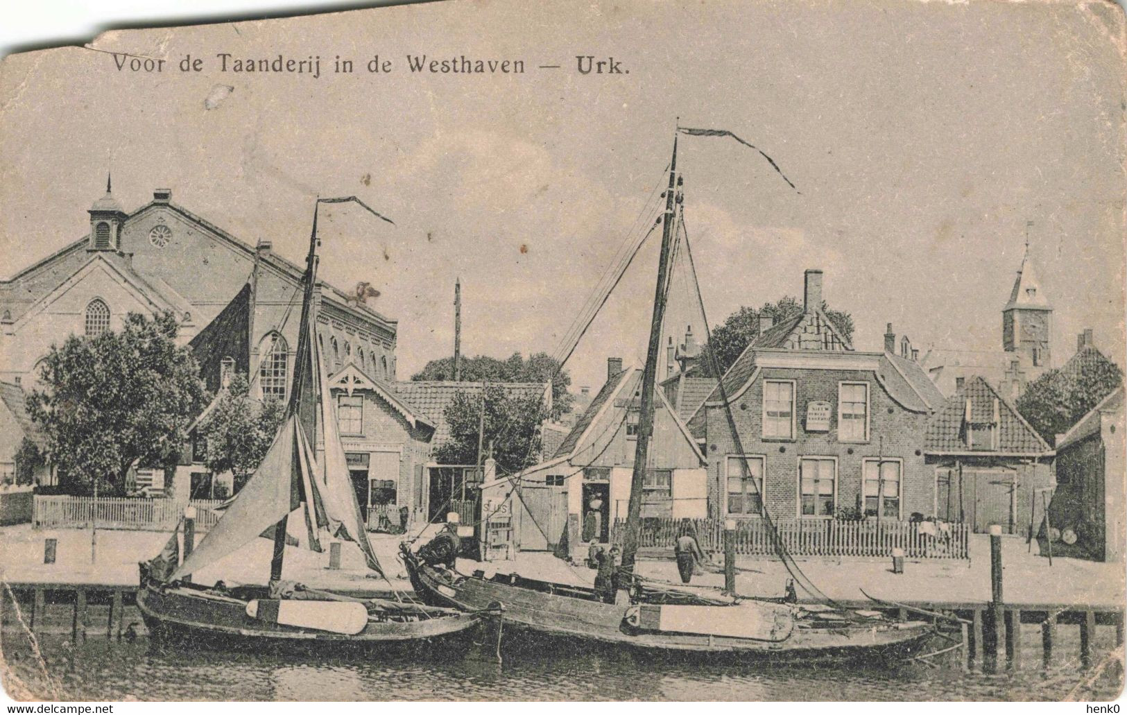 URK Voor De Taanderij In De Westhaven OB1742 - Urk