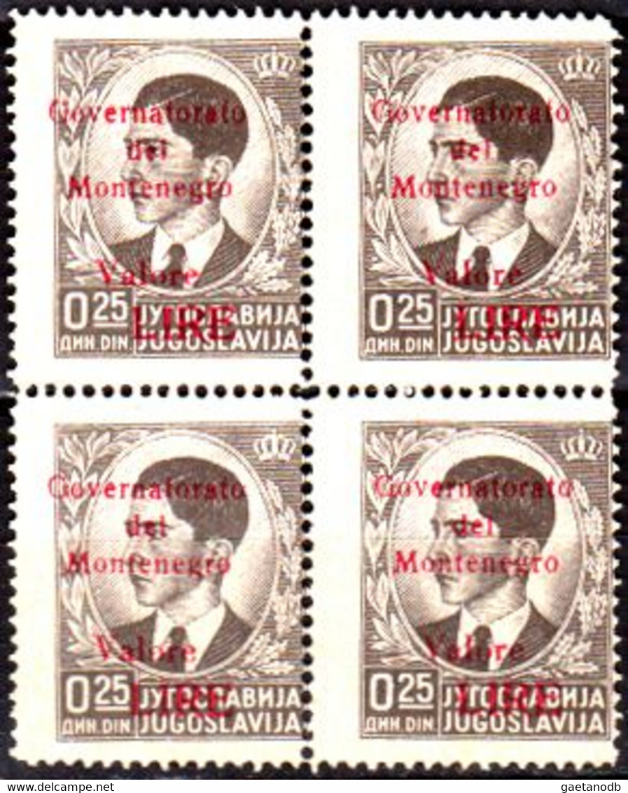 Italia-G-0955 - Occupazione Del Montenegro 1942, Sassone N.49 (++) MNH - Qualità A Vostro Giudizio. - Montenegro