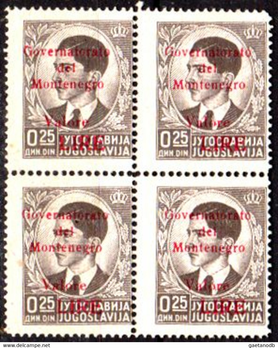 Italia-G-0956 - Occupazione Del Montenegro 1942, Sassone N.49 (++) MNH - Qualità A Vostro Giudizio. - Montenegro