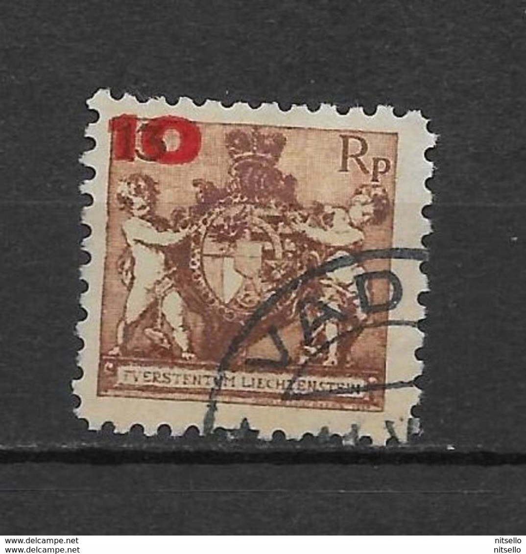 LOTE 2236  /// (C050) LIECHTENSTEIN 1924 YVERT Nº: 62A // CATALOG/COTE: 61€    ¡¡¡ OFERTA - LIQUIDATION - JE LIQUIDE !!! - Used Stamps