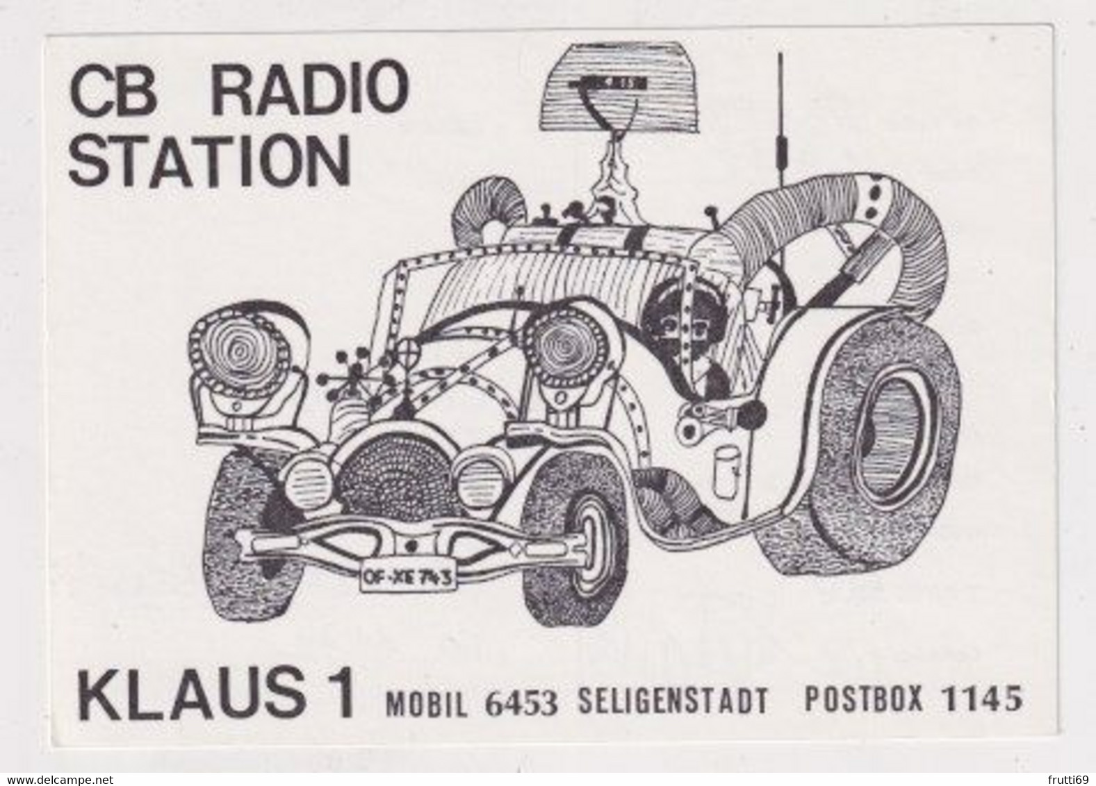 AK 037338 QSL - Germany - Seligenstadt - Radio