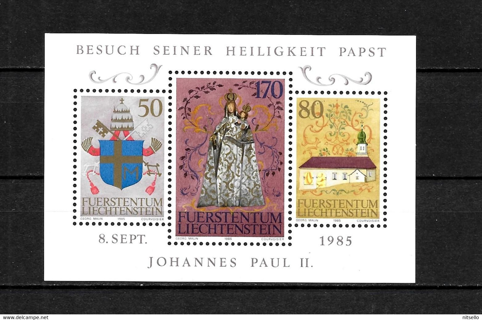 LOTE 2236  /// (C054) LIECHTENSTEIN 1985 Y&T - Bl 15 **MNH  ¡¡¡ OFERTA - LIQUIDATION - JE LIQUIDE !!! - Blocs & Feuillets