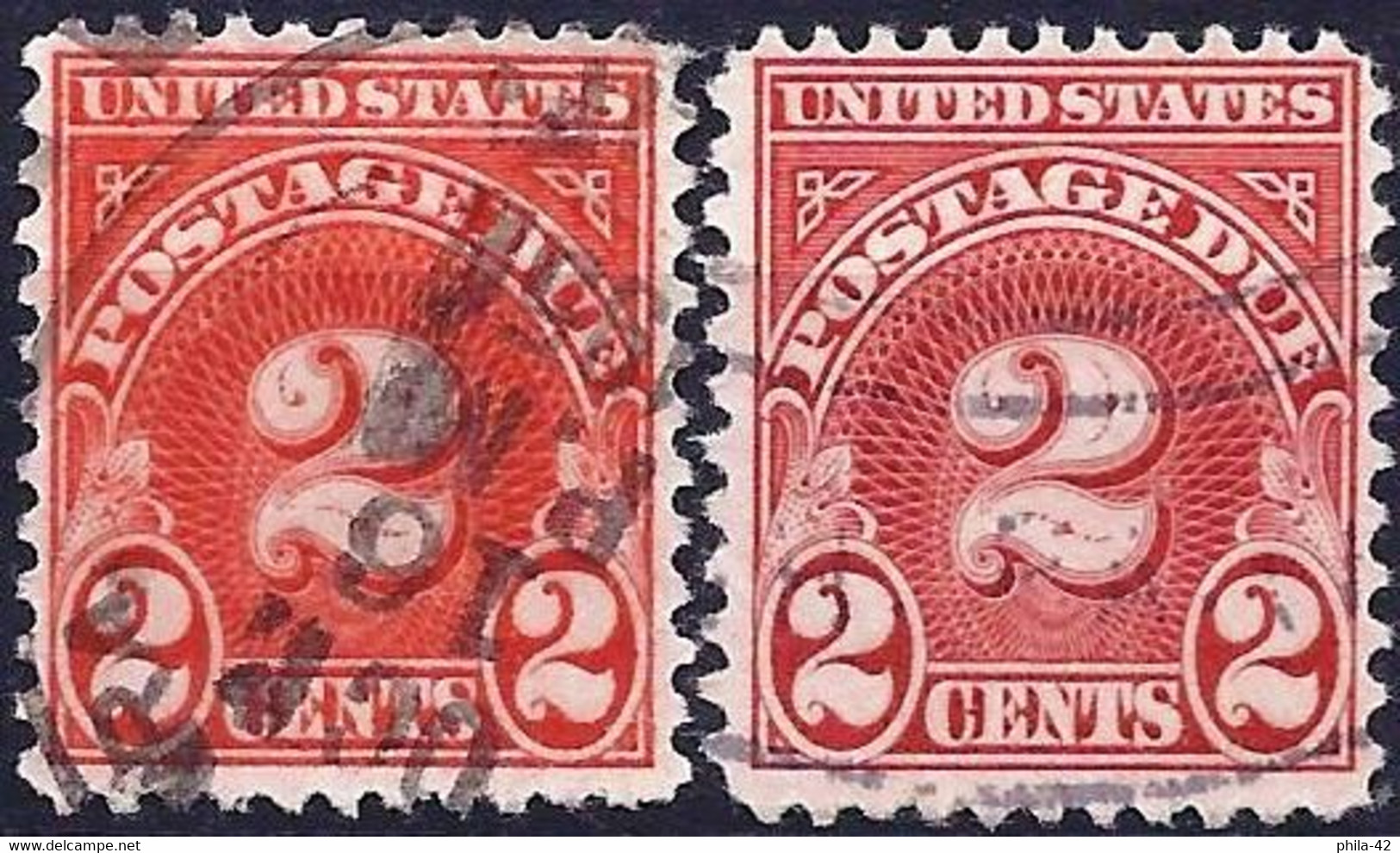 United States 1931 - Mi P 46B - YT T46a ( Postage Due ) Perf. 11 X 10½ - Strafport