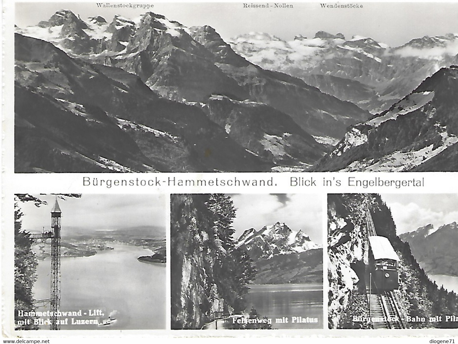 Burgenstock-Hammetschwand Blick In's Engelbergertal - Sonstige & Ohne Zuordnung