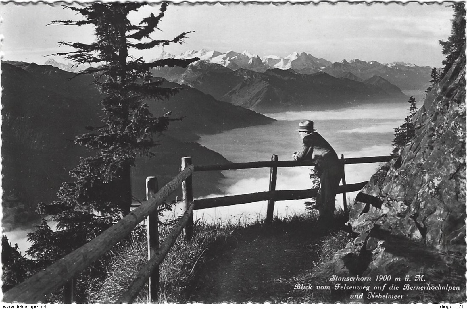 Stanserhorn Blick Vom Felsenweg - Stans