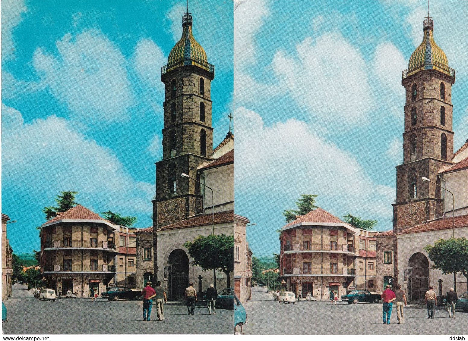 Roccamonfina (Caserta) - Lotto 2 Cartoline Anni '70 Edizioni Diverse - Campanile Chiesa S. Maria Maggiore - Caserta