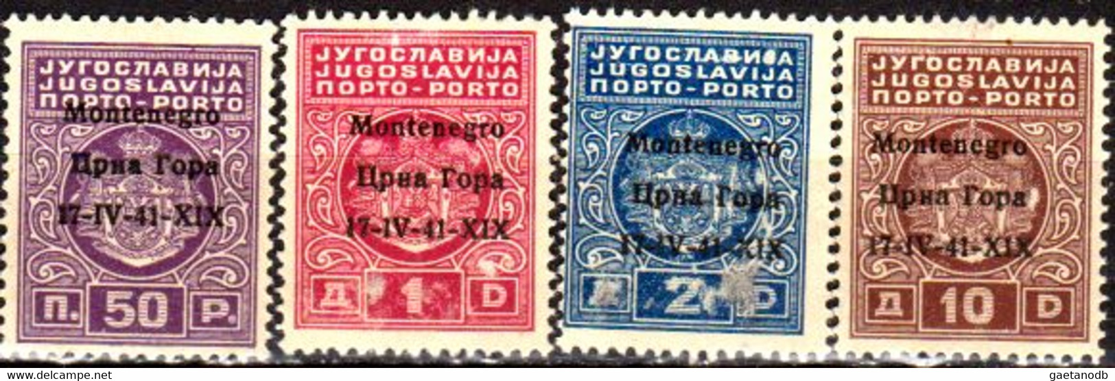 Italia-G-0961 - Occupazione Del Montenegro: Taxe 1941 (+) Hinged - Qualità A Vostro Giudizio. - Montenegro