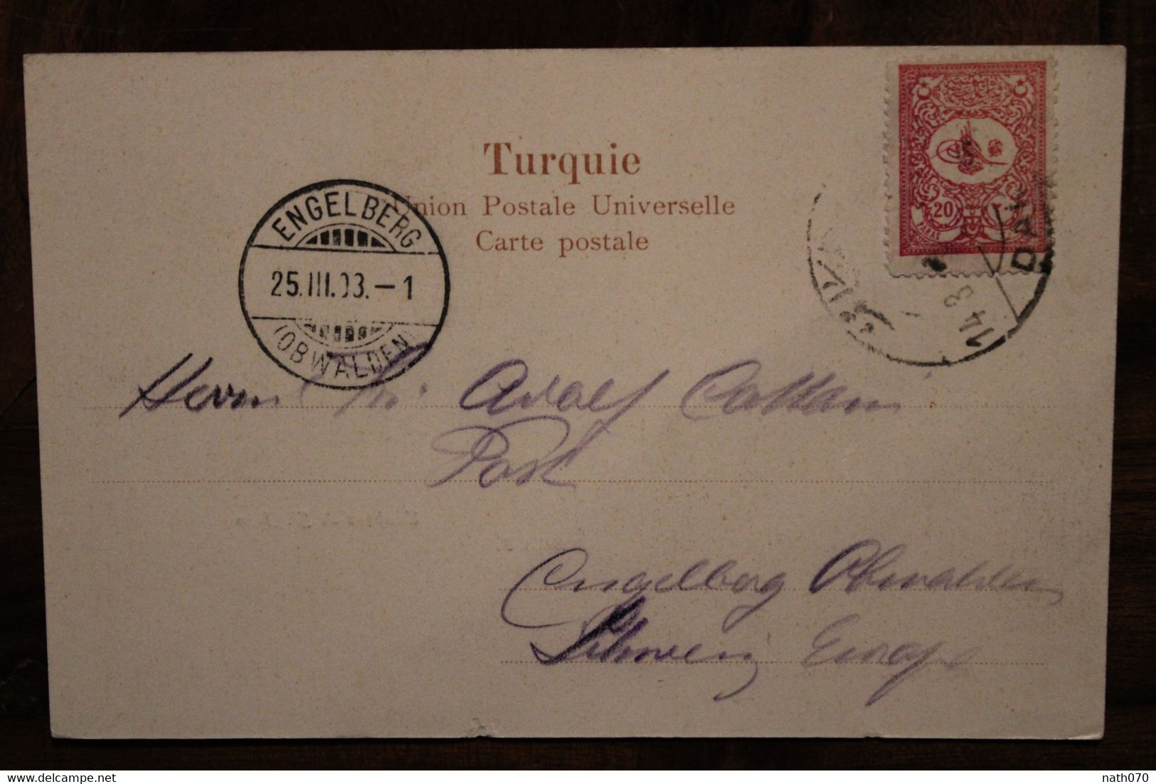 1903 CPA Ak Entier DAMAS Engelberg Germany Syrie Syria Turquie Türkei LEVANT Turkey Empire Ottoman Mosquée Derwiches - Turquia