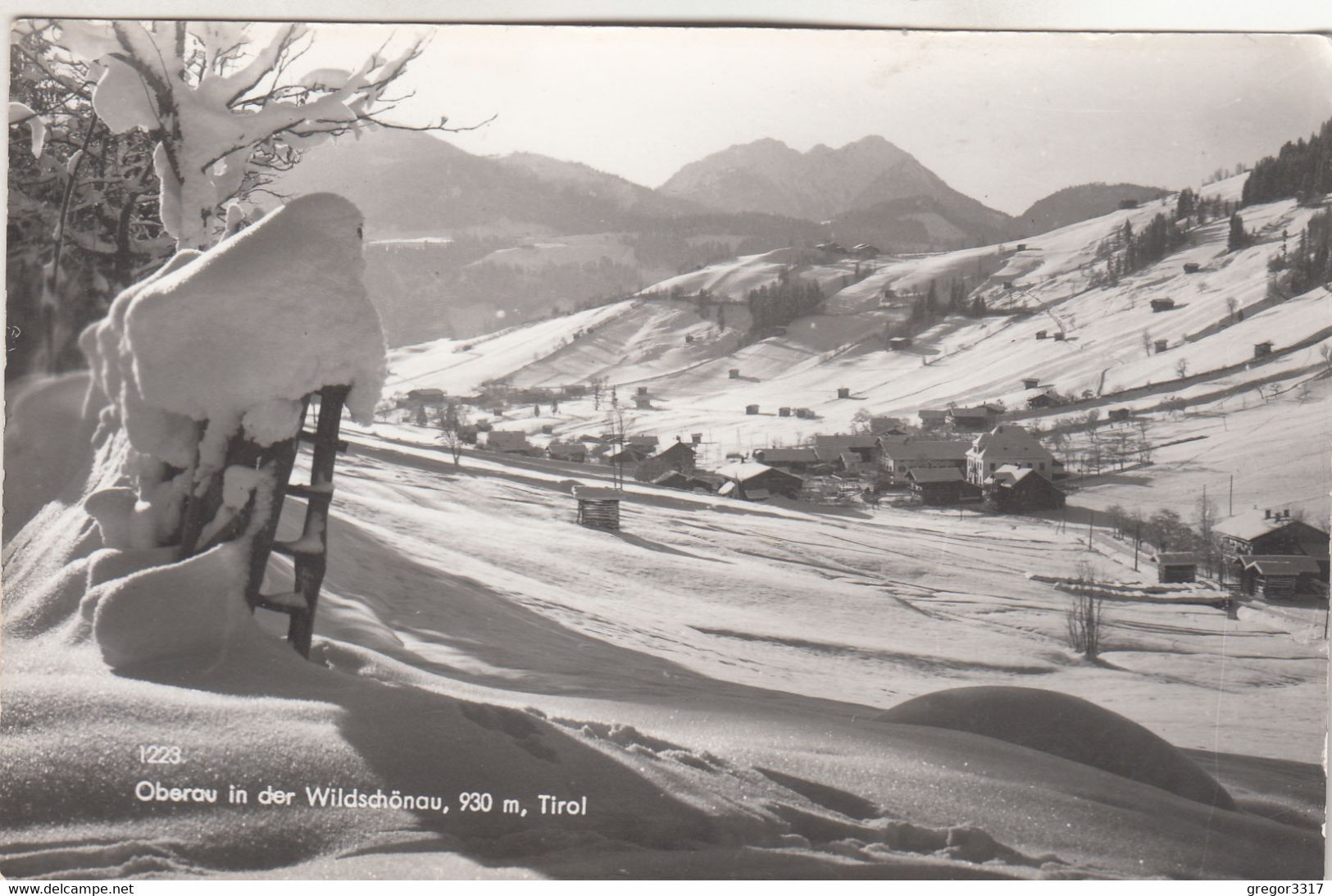 A8452) OBERAU In Der WILDSCHÖNAU - Tirol - Verschneite Alte Ansicht Mit Häusern - Wildschönau