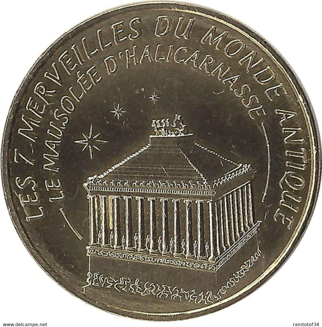 2014 MDP416 - AUBAGNE - Les 7 Merveilles Du Monde 3 (le Mausolée D'Halicarnasse) / MONNAIE DE PARIS - 2013