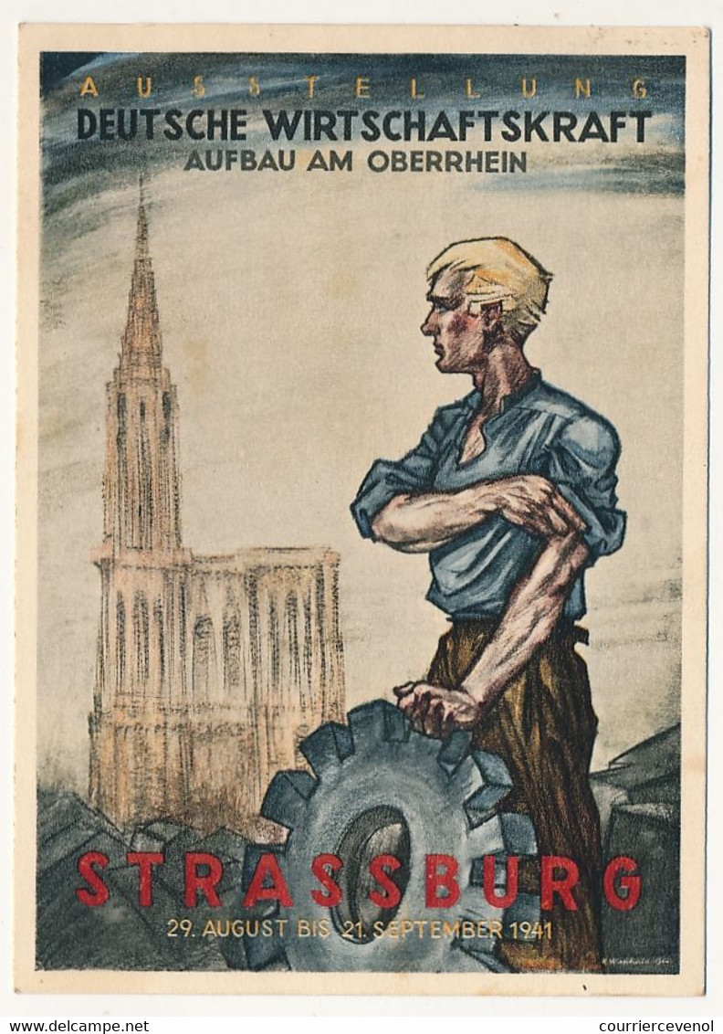 CPSM - ALSACE / ALLEMAGNE - STRASBOURG - Ausstellung Deutsche Wirtschaftkraft 1941 - Strasbourg