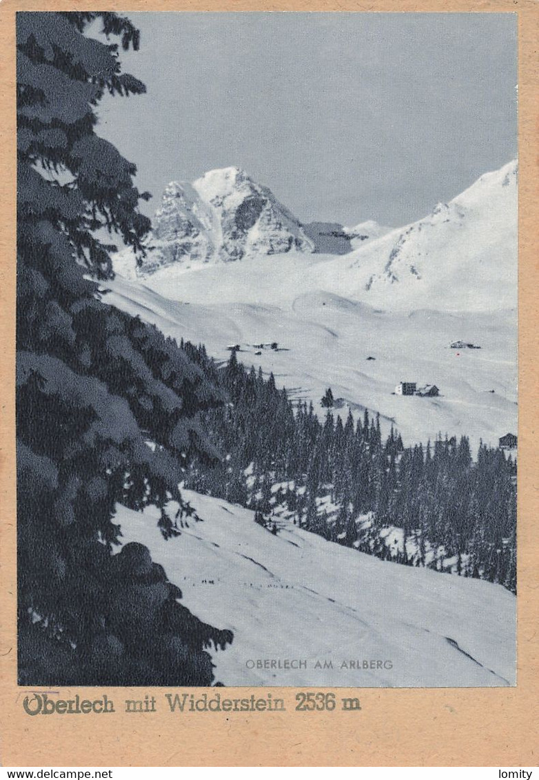 Autiche Oberlech Mit Widderstein , Carte Postale "artisanale" Avec Ajout De La Photo , GF - Lech