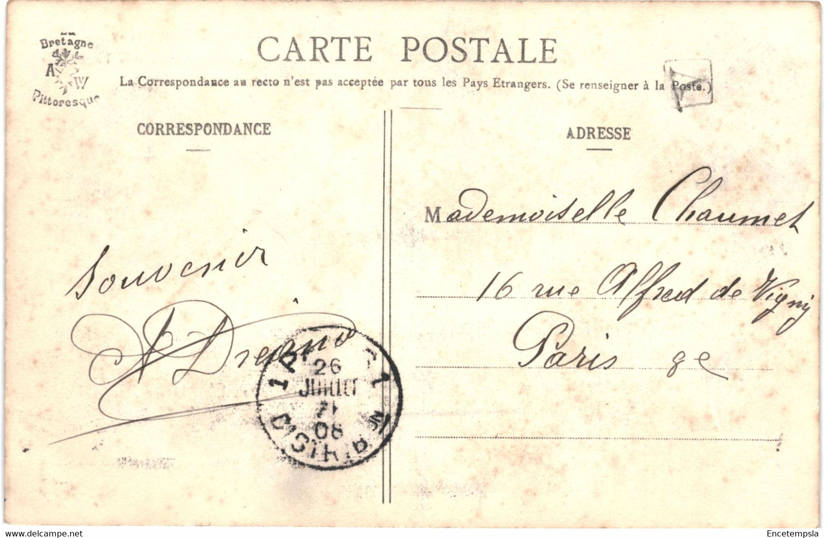 CPA Carte Postale France  Josselin Château Et Tour Isolée  1908 VM45413+ - Josselin