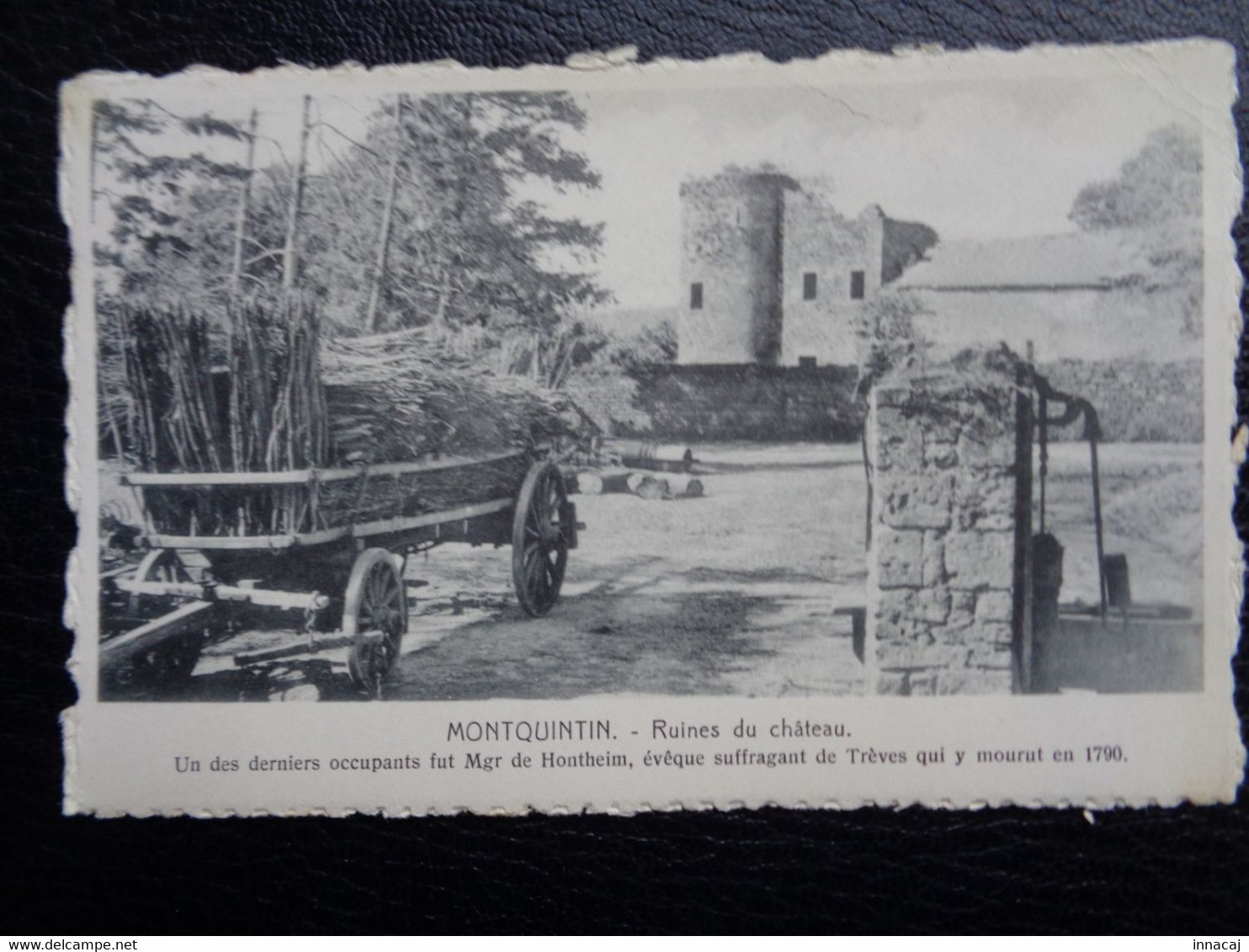 101-13-130      MONTQUINTIN                Ruines Du Château - Rouvroy