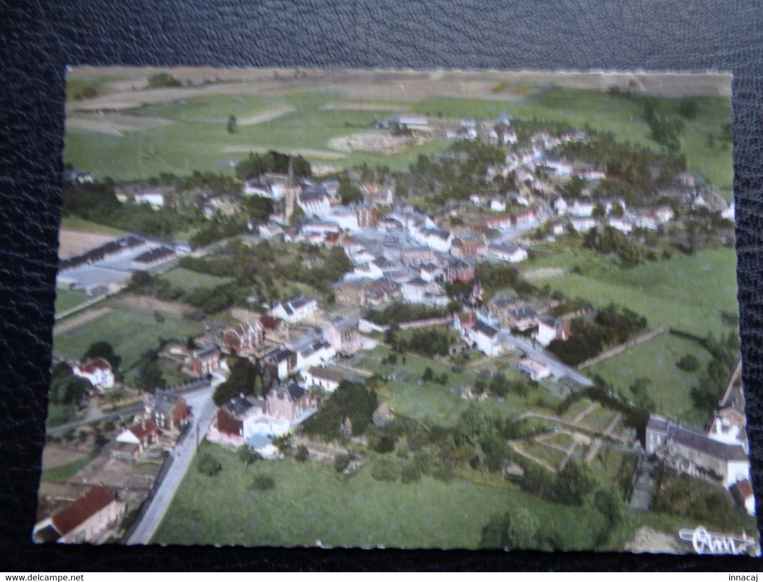 101-13-129           NALINNES   Vue Aérienne   Vue Du Village - Centre.  ( Grand Format ) - Ham-sur-Heure-Nalinnes