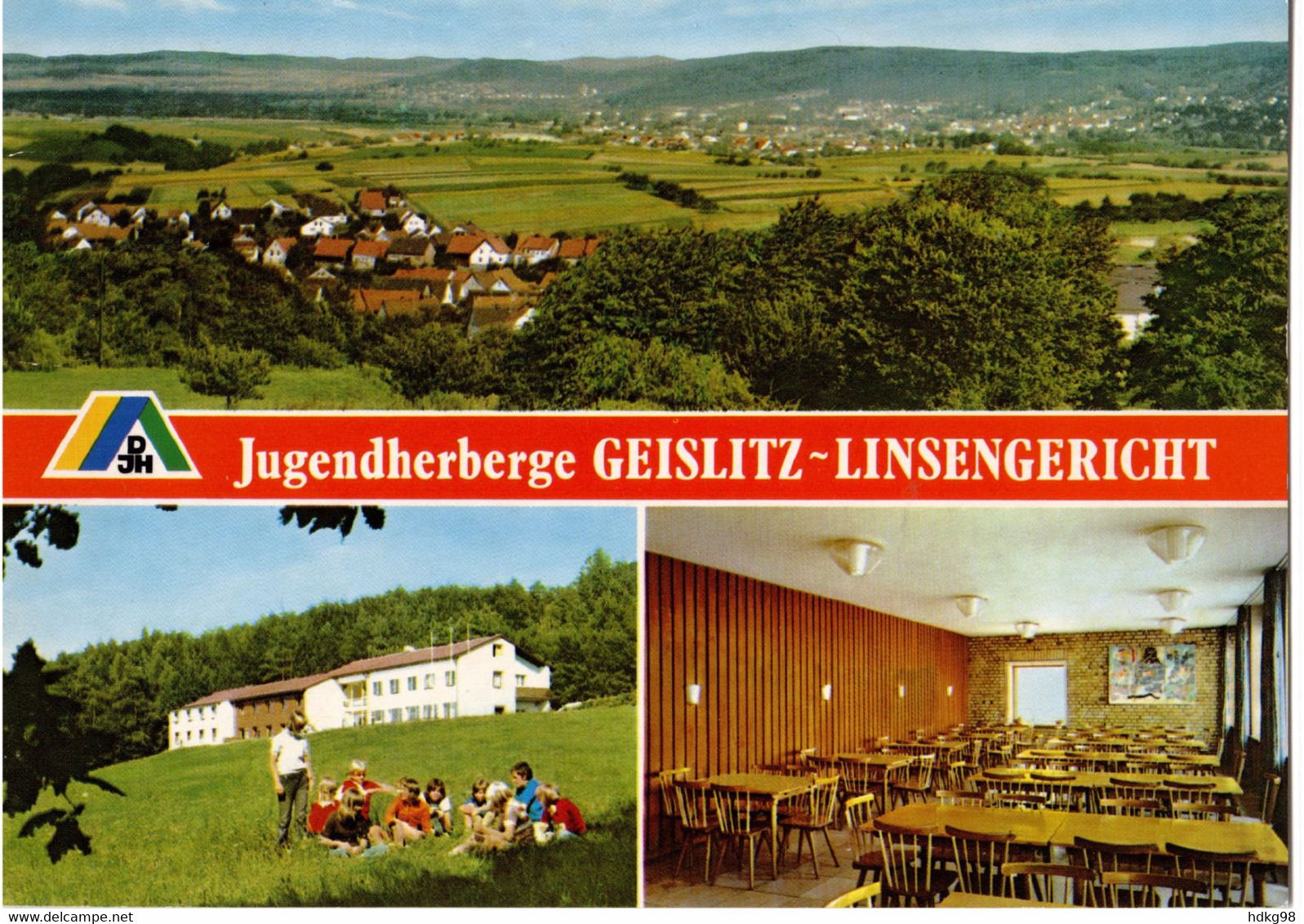 DR+ Deutschland 1980 PK Geislitz-Linsengericht Jugendherberge - Main - Kinzig Kreis