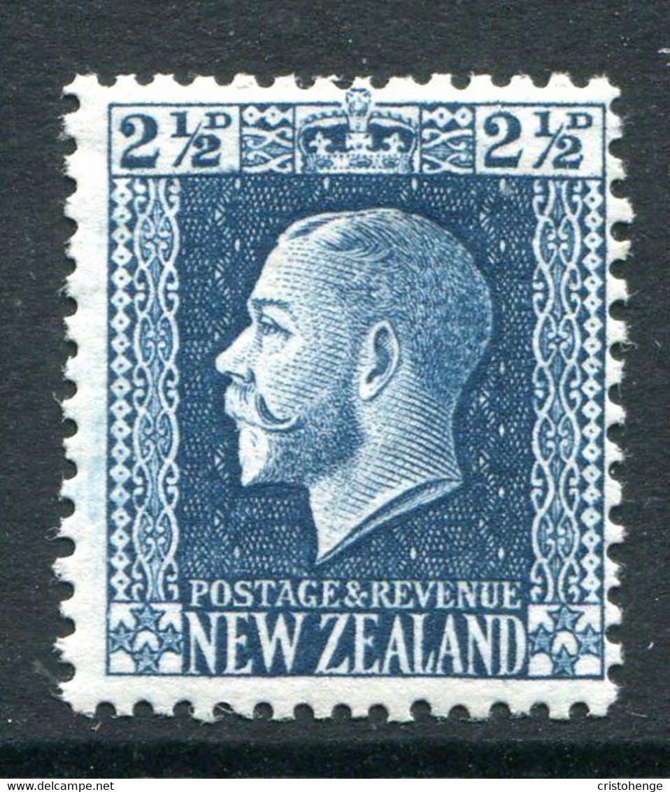 New Zealand 1915-30 KGV - Recess - P.14 X 13½ - 2½d Blue HM (SG 419) - Nuovi